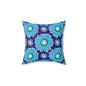 Flower Power Square Pillow - Floral Home Decor, Cozy Couch Cushion