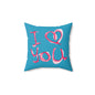 I Love You Decorative Pillow, Heart Home Decor, Valentine's Gift, Couch Cushion,