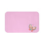 Cute Butterfly Pink Bath Mat | Soft Bathroom Rug for Kids, Bathroom Decor, Nursery Mat, Gift for New Parents