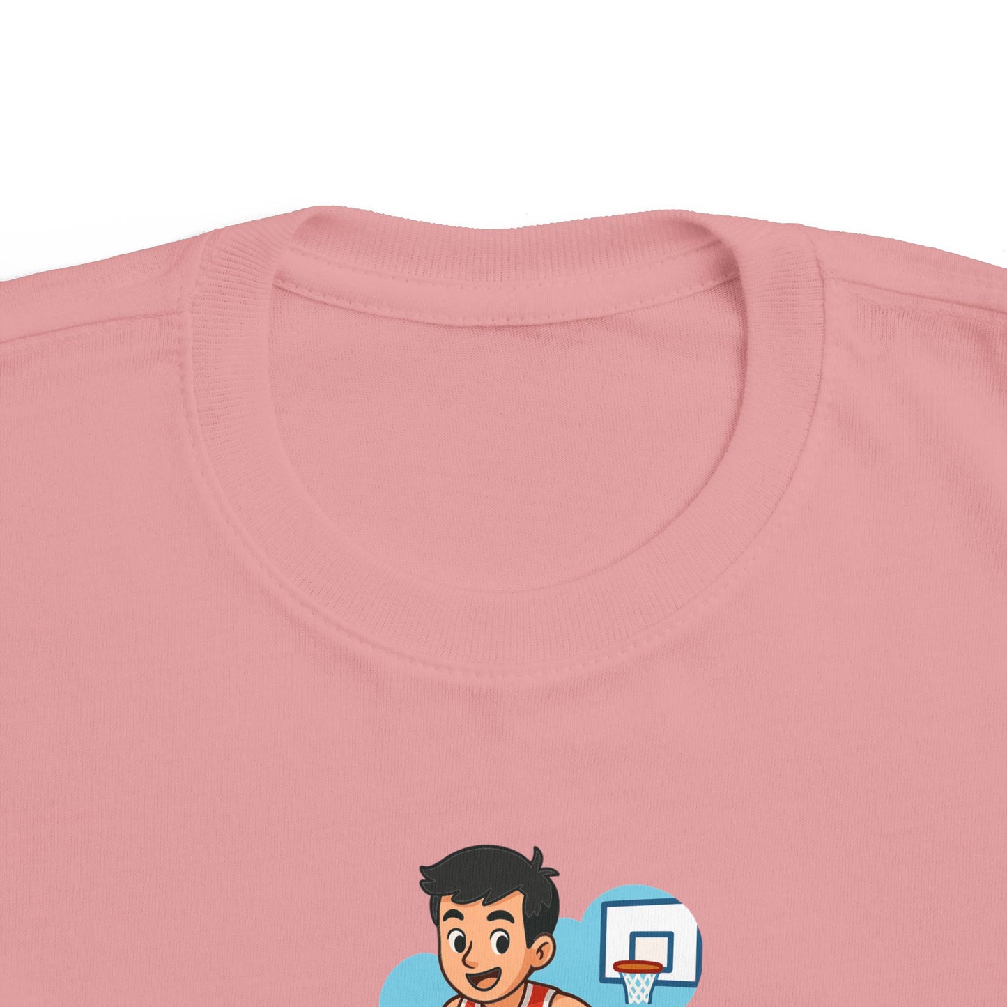 Toddler Basketball Tee, Fun Kids Graphic Shirt, Cute Toddler Sportswear, Toddler Birthday Gift, Playful Youth T-Shirt