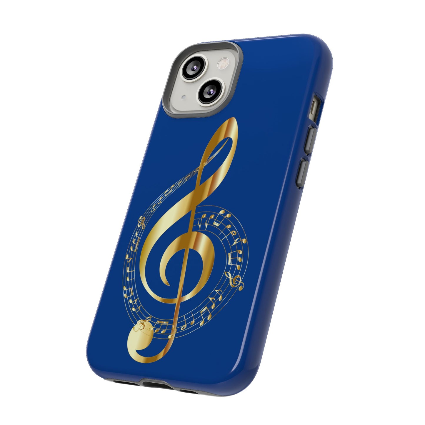 Tough Cases Blue and Gold Musical Note