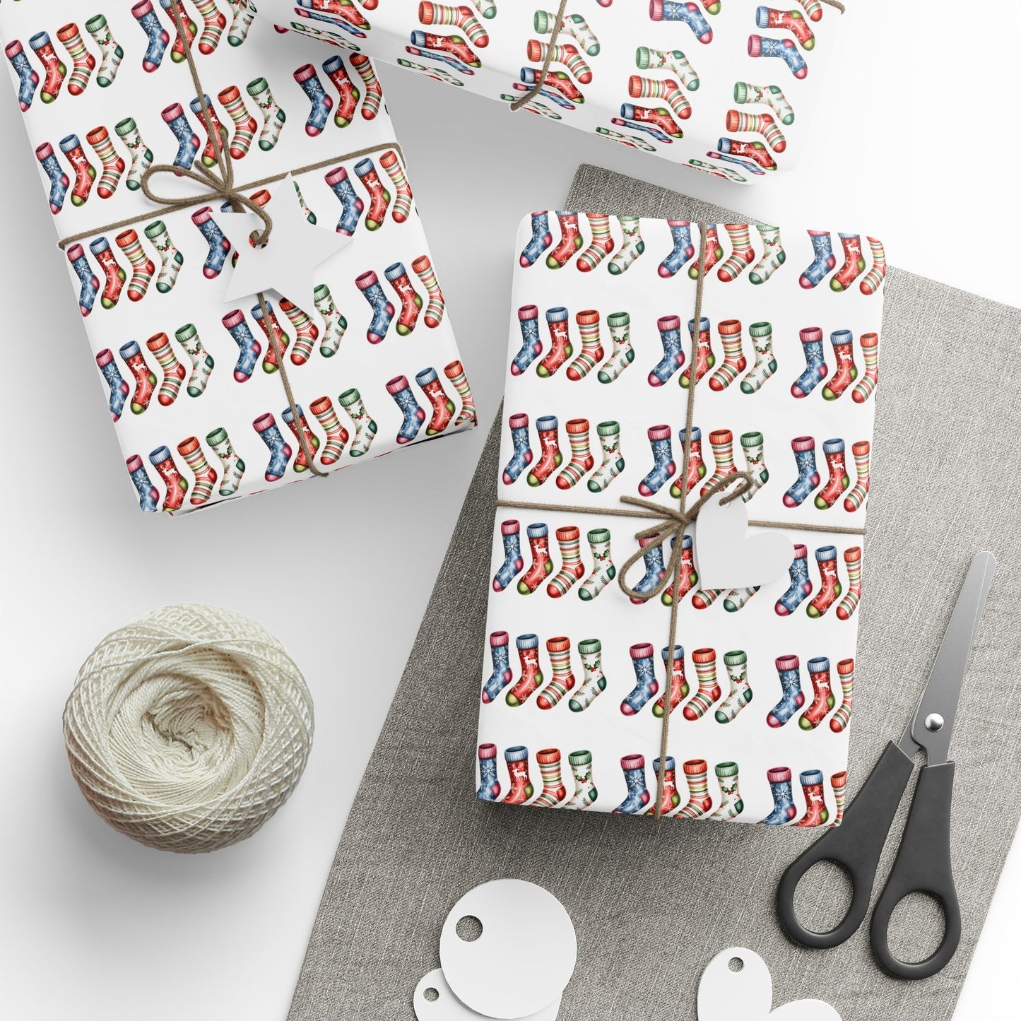 Holiday Candy Cane Pattern Wrapping Paper Roll — Festive Gift Wrap for Christmas & Seasonal Gifts
