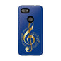 Tough Cases Blue and Gold Musical Note