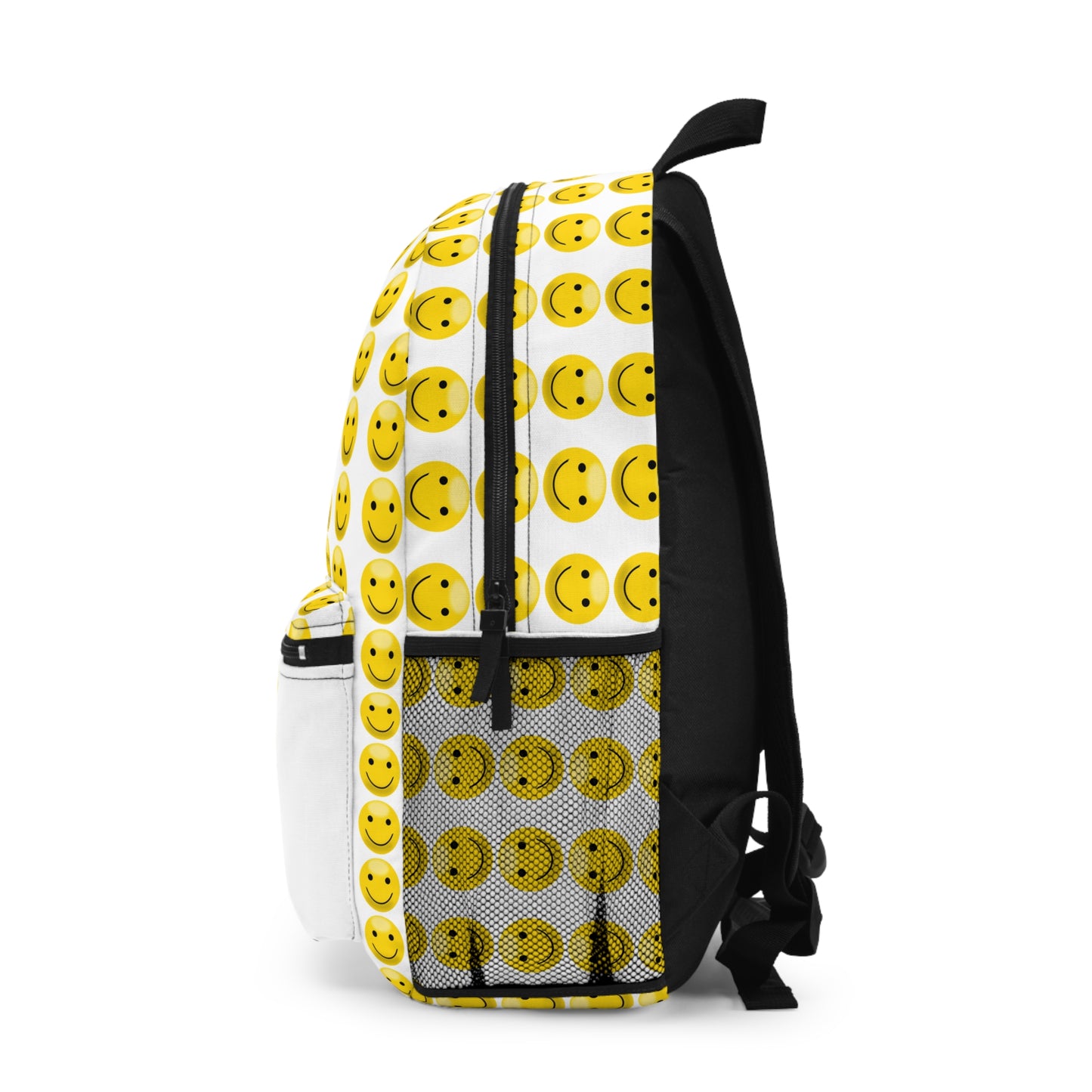 Smiley Faces Backpack - Cute School Bag, Joyful Travel Backpack, Fun Gift for Kids, Back to School, Summer Camp