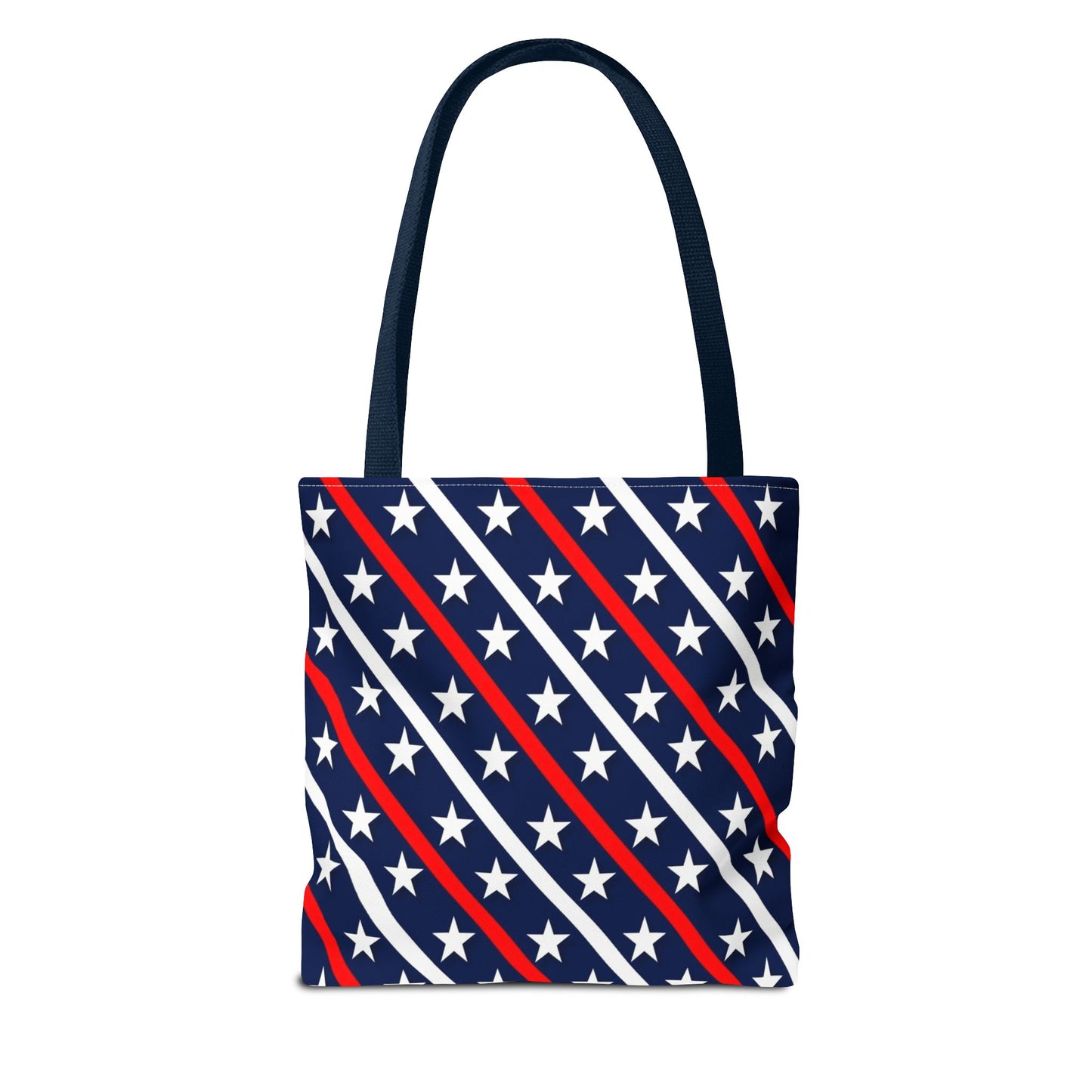 Patriotic Tote Bag, USA Flag Inspired, Star Patterned Purse, Summer BBQ, Independence Day, Memorial Day, Everyday Use