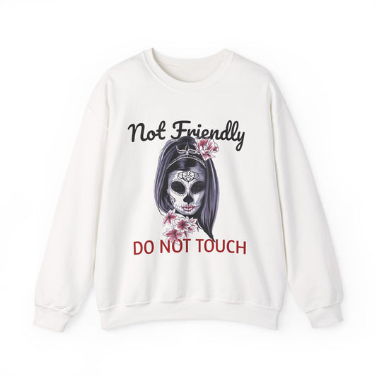 Edgy Skull Graphic Crewneck Sweatshirt | Halloween Gift, Casual Wear, Unisex Apparel, Cozy Sweatshirt, Unique Graphic Design