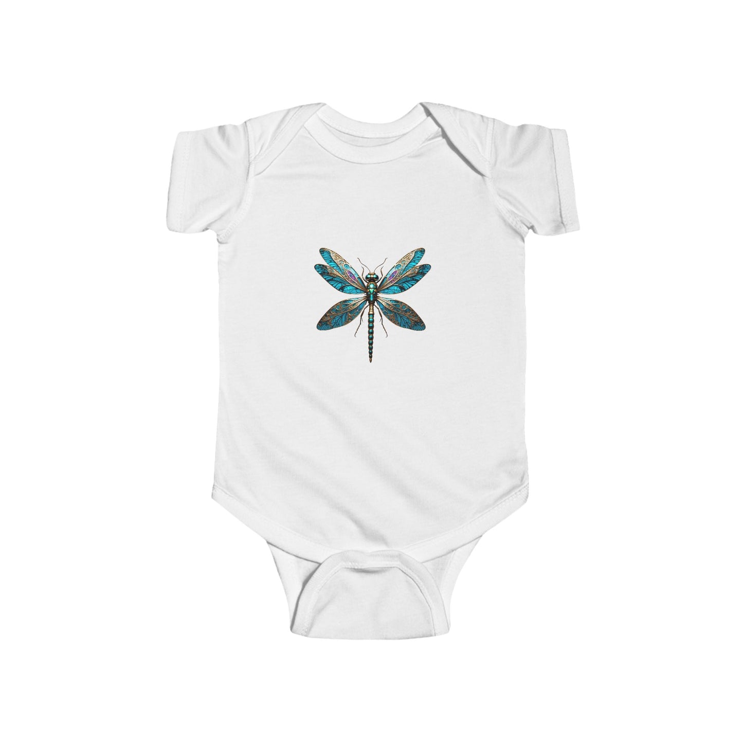 Dragonfly Design Infant Bodysuit, Cute Baby Clothes, Organic Cotton Baby Suit, Baby Shower Gift, New Parent Gift, Eco-friendly Apparel