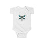 Dragonfly Design Infant Bodysuit, Cute Baby Clothes, Organic Cotton Baby Suit, Baby Shower Gift, New Parent Gift, Eco-friendly Apparel
