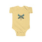 Dragonfly Design Infant Bodysuit, Cute Baby Clothes, Organic Cotton Baby Suit, Baby Shower Gift, New Parent Gift, Eco-friendly Apparel