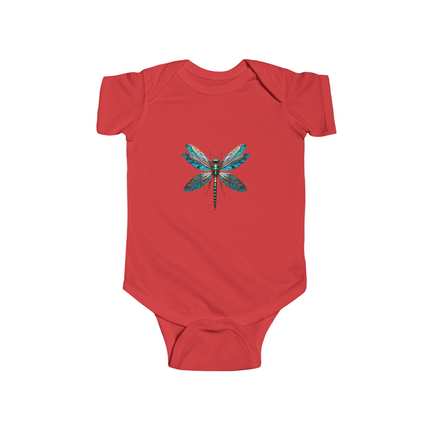 Dragonfly Design Infant Bodysuit, Cute Baby Clothes, Organic Cotton Baby Suit, Baby Shower Gift, New Parent Gift, Eco-friendly Apparel