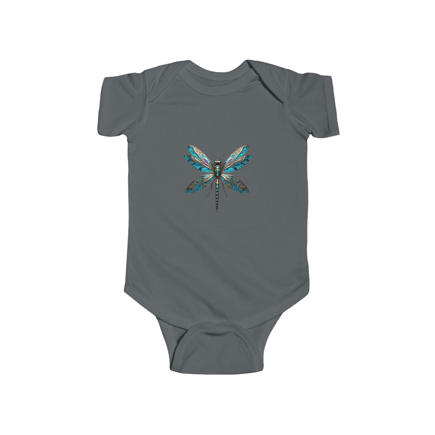 Dragonfly Design Infant Bodysuit, Cute Baby Clothes, Organic Cotton Baby Suit, Baby Shower Gift, New Parent Gift, Eco-friendly Apparel
