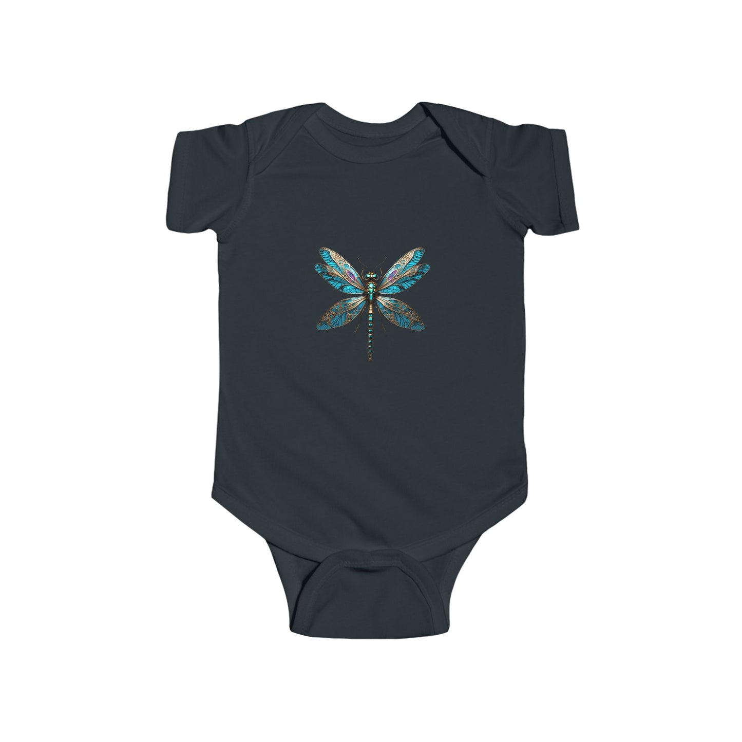 Dragonfly Design Infant Bodysuit, Cute Baby Clothes, Organic Cotton Baby Suit, Baby Shower Gift, New Parent Gift, Eco-friendly Apparel
