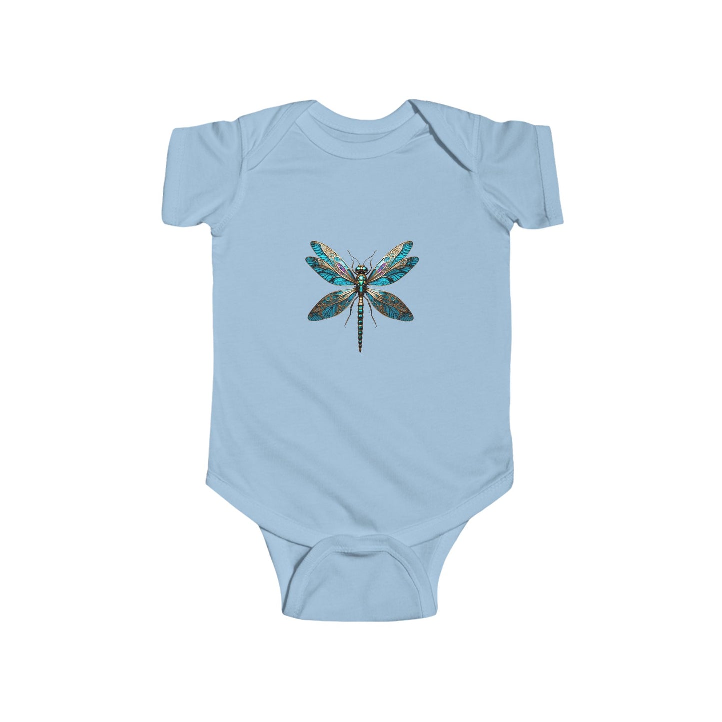 Dragonfly Design Infant Bodysuit, Cute Baby Clothes, Organic Cotton Baby Suit, Baby Shower Gift, New Parent Gift, Eco-friendly Apparel