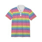 Colorful Rainbow Dot Unisex Polo Shirt, Casual Wear, Summer Fashion, Pride Outfit, Gift for Him/Her