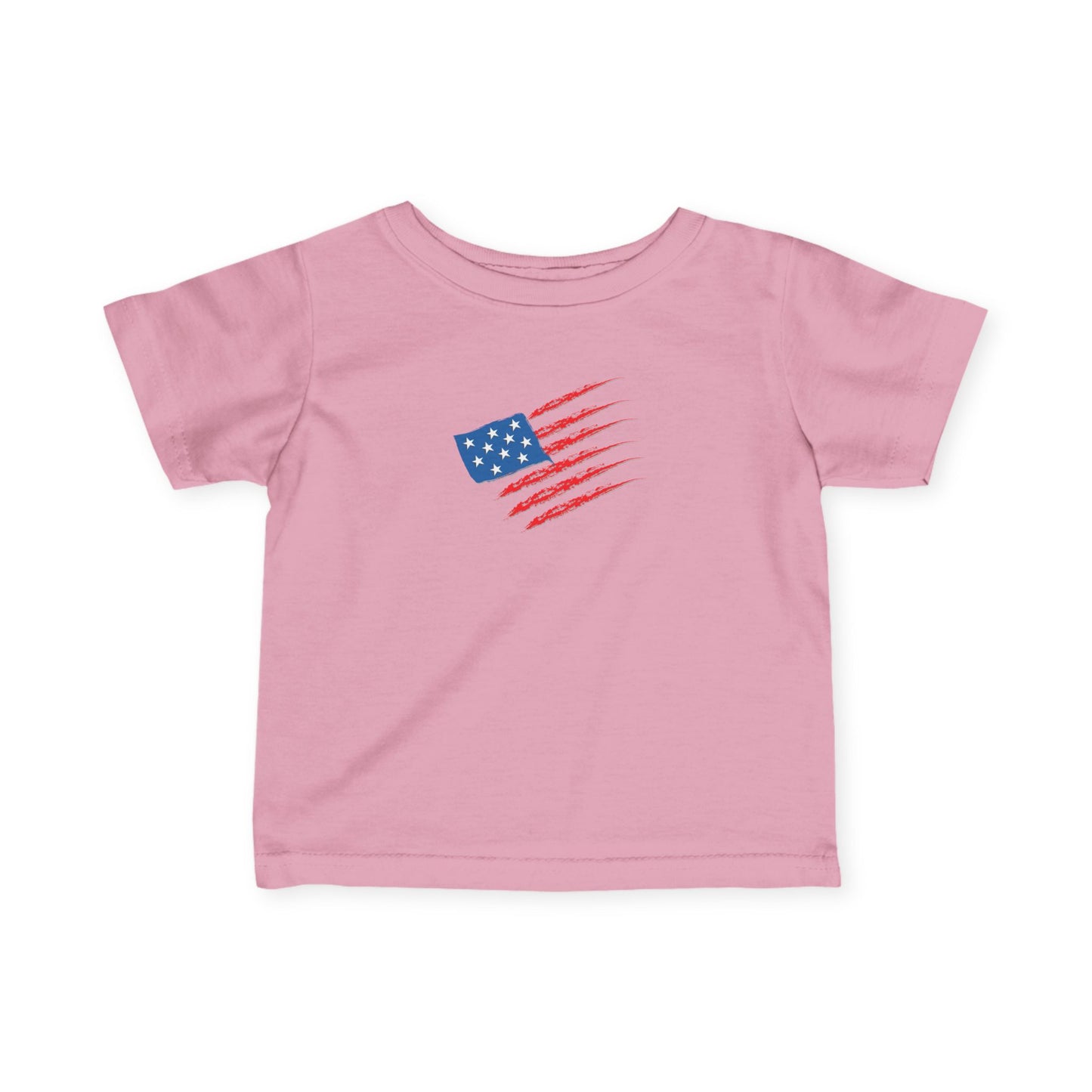 Patriotic Infant Tee - USA Flag Theme, Baby Clothes, Toddler Apparel, 4th of July Outfit, Cute Baby Gift