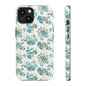 Floral Phone Case - Tough Cases, Durable Phone Cover, Cute Floral Design, Gift for Her, Trendy Phone Accessory, Spring Style