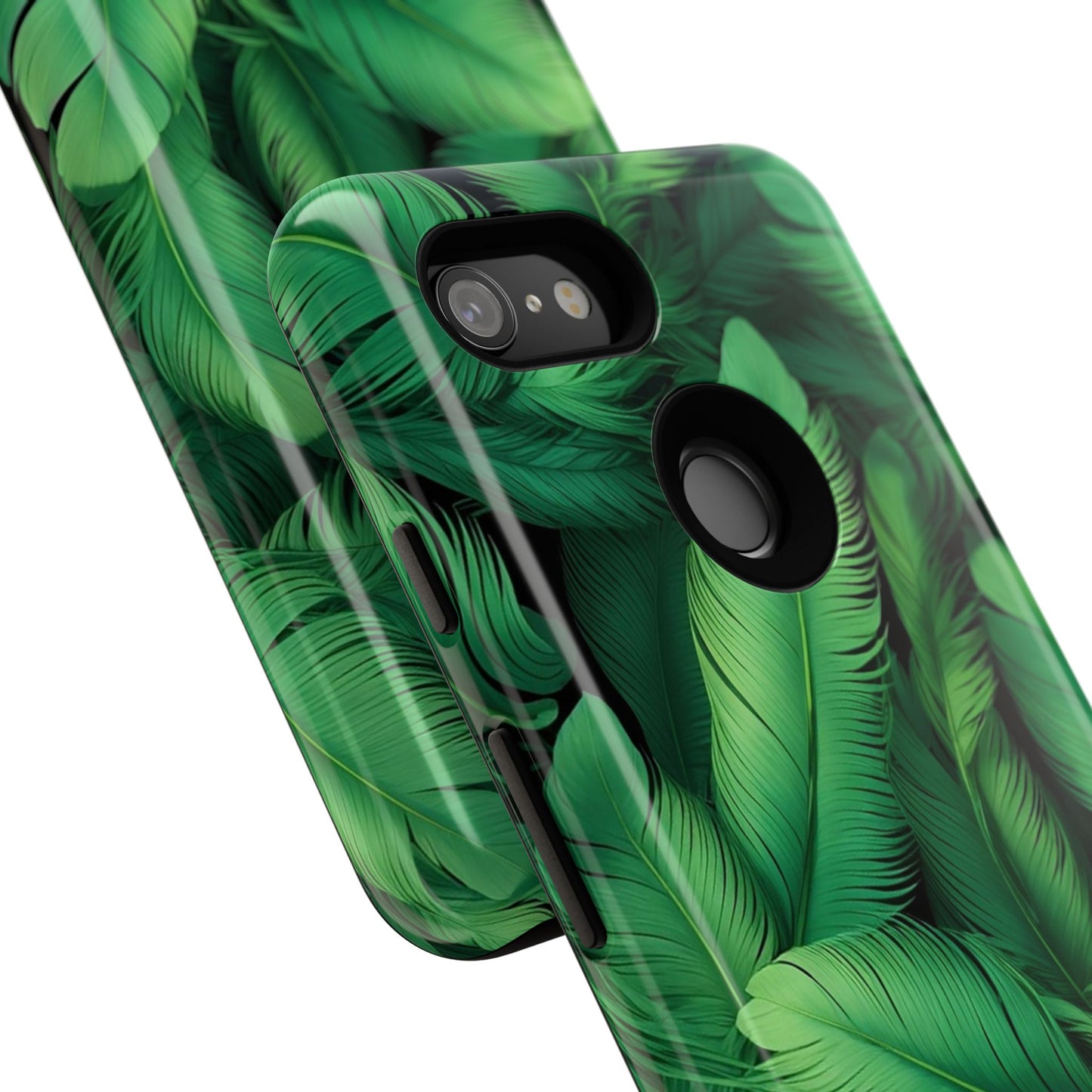 Tough Cases - Tropical Leaf Phone Case, Nature-inspired, Phone Accessory, Gift for Her, Jungle Theme, Eco-Friendly