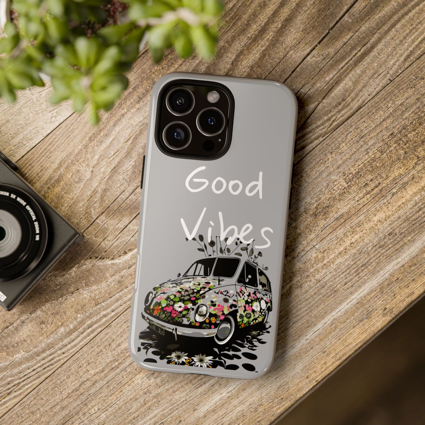 Floral Phone Case | Good Vibes, Phone Accessories, Gift for Her, Trendy Tech, Summer Vibes, Birthday Gift