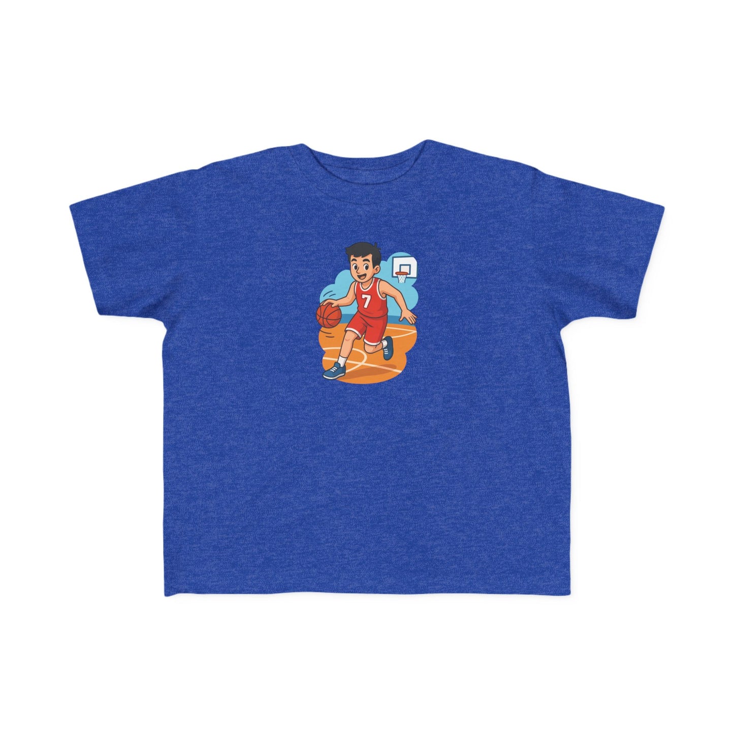 Toddler Basketball Tee, Fun Kids Graphic Shirt, Cute Toddler Sportswear, Toddler Birthday Gift, Playful Youth T-Shirt