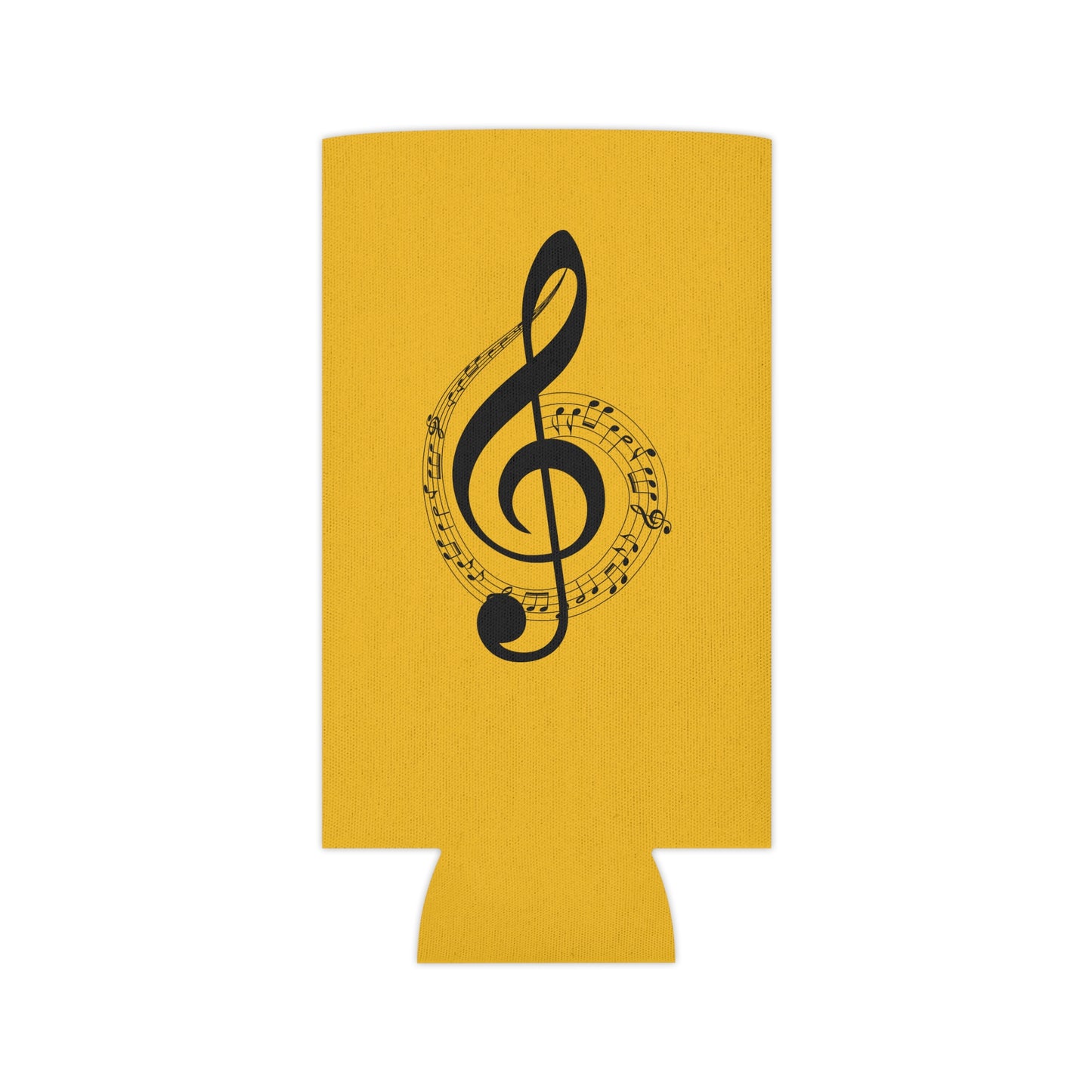 Musical Notes Can Cooler, Summer Fun Drink Holder, Perfect for Parties, Gifts for Musicians, Music Lover's Accessory