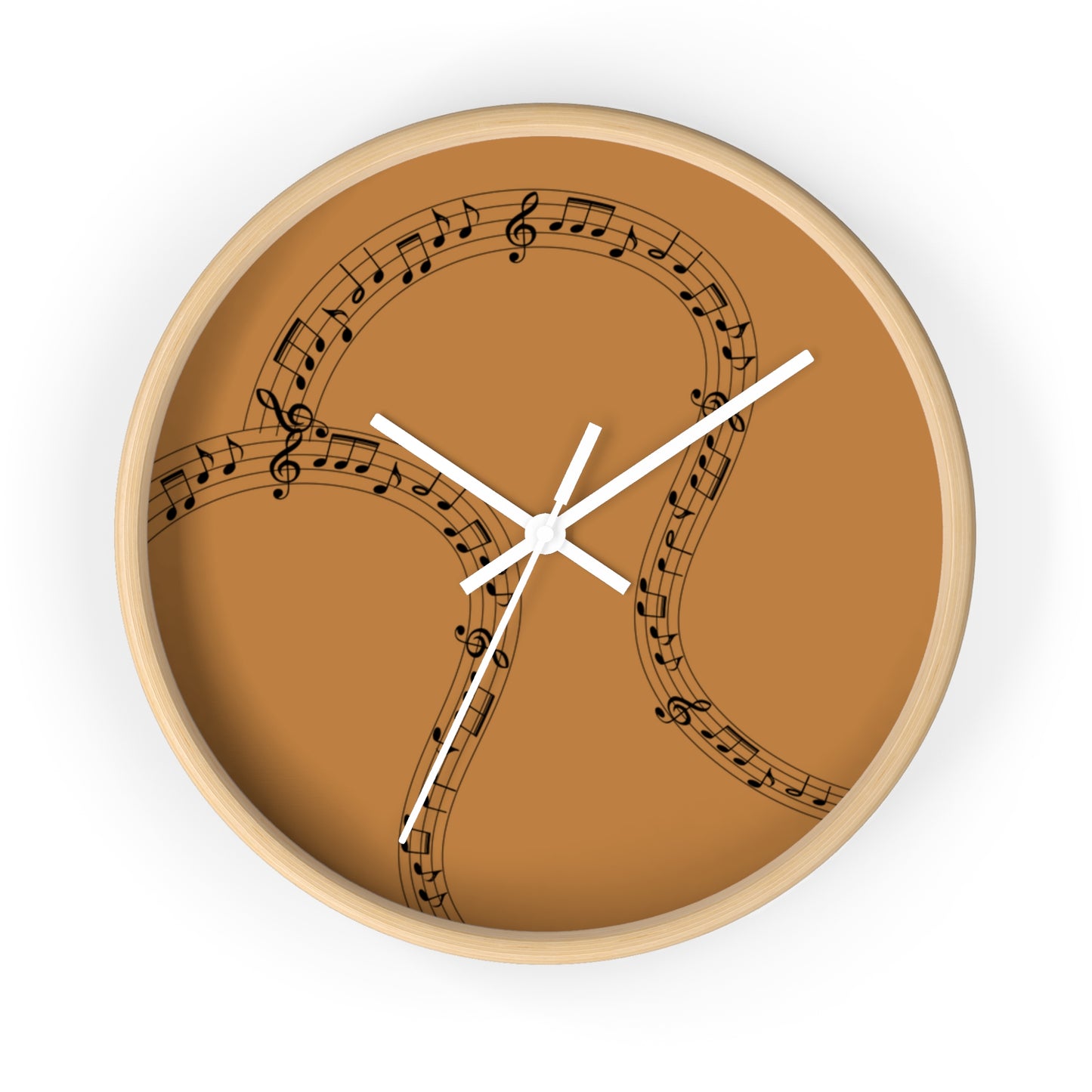 Musical Notes Wall Clock, Perfect for Music Lovers, Home Decor