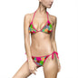 Vibrant Women's Bikini Swimsuit, Colorful Swimwear for Beach Days, Pool Parties, Summer Vacations, Gift for Her, Trendy Swim Style