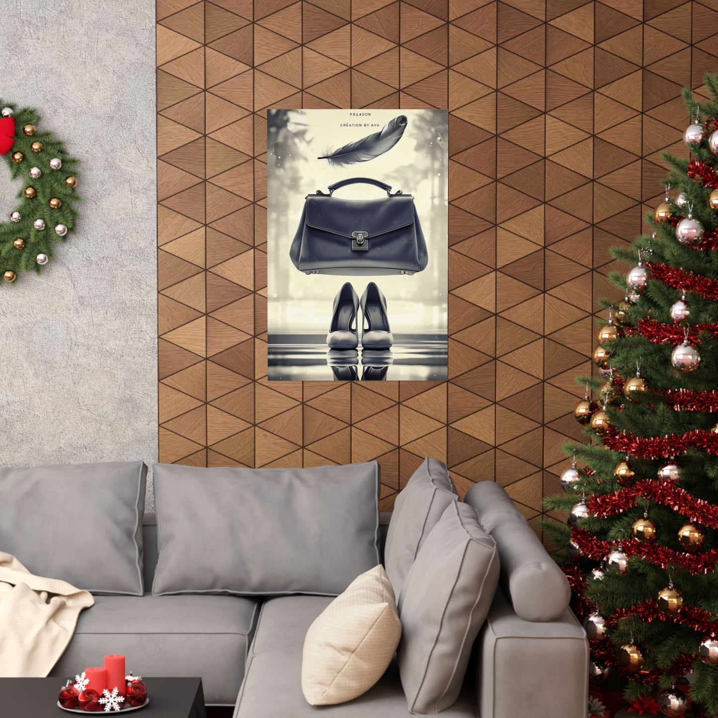 Fashion Poster, Stylish Wall Art for Glam , Modern Home Decor