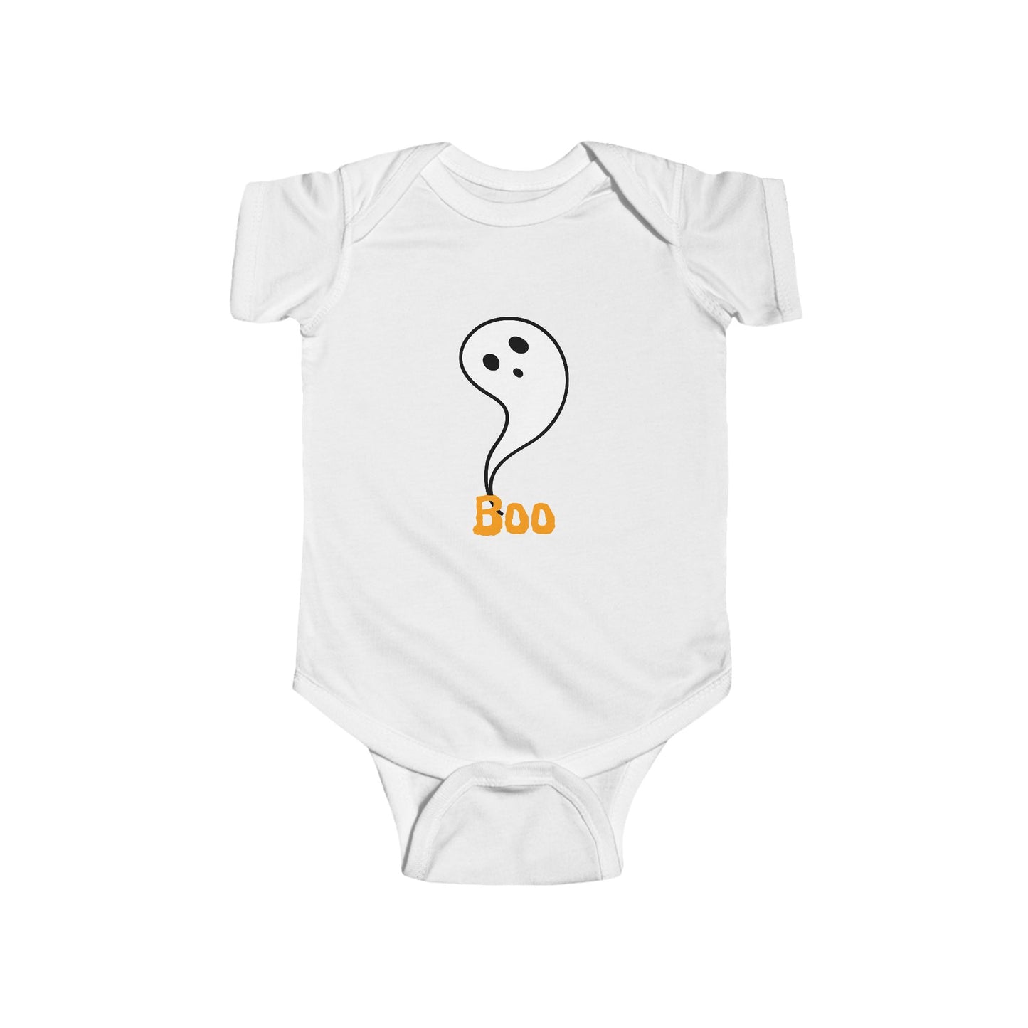 Boo Ghost Infant Bodysuit, Halloween Baby Outfit, Cute Ghost Onesie, Infant Costume, Toddler Halloween Apparel
