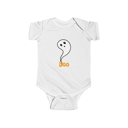 Boo Ghost Infant Bodysuit, Halloween Baby Outfit, Cute Ghost Onesie, Infant Costume, Toddler Halloween Apparel