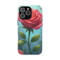 Floral Phone Case, Tough Cases with Elegant Rose Design, Stylish iPhone Cover, Rose Flower Gift for Nature Lovers, Unique Mobile Accessories