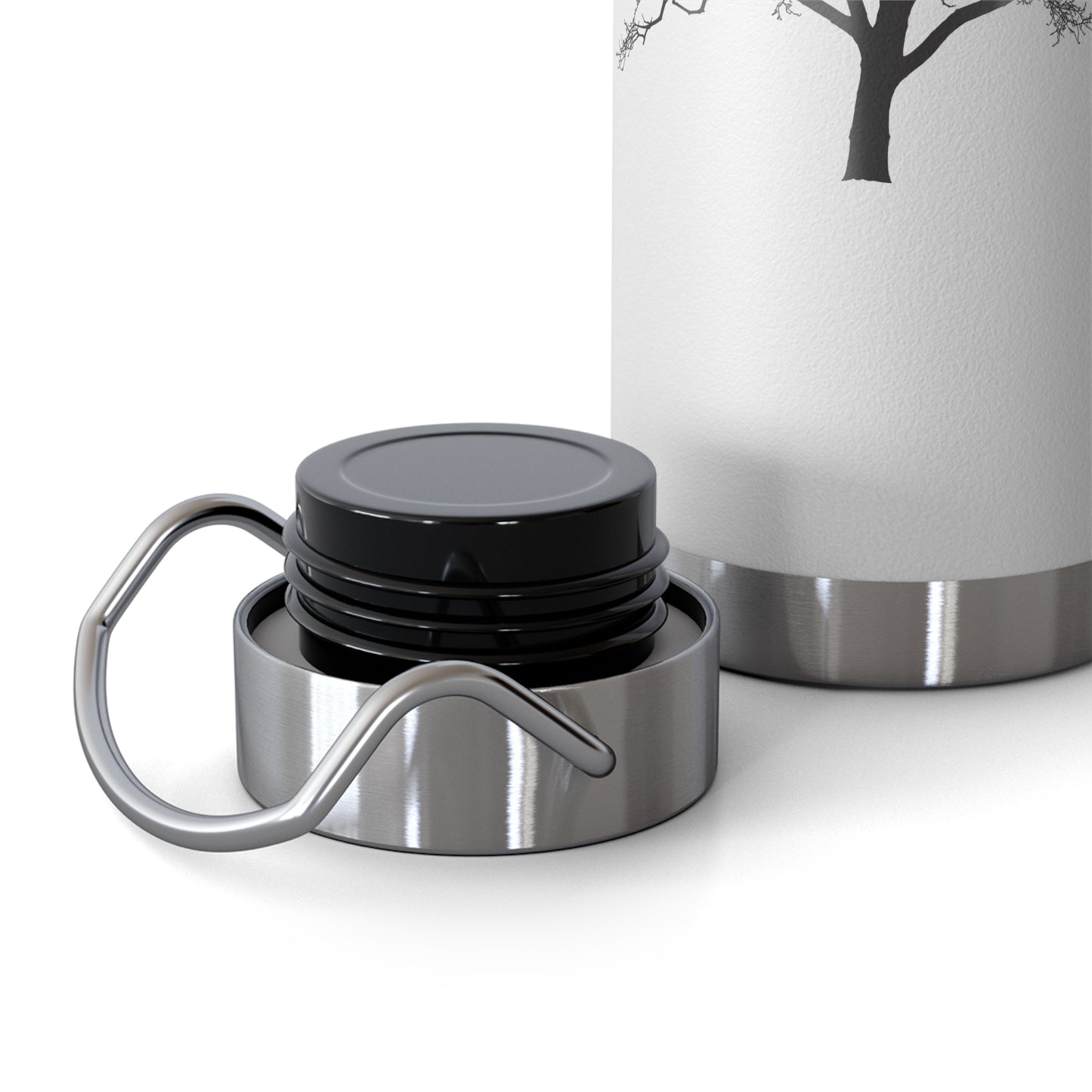 Elegant Tree Design Water Bottle, Eco-Friendly Travel Mug, Insulated Flask, Unique Gift for Nature Lovers, Outdoor Adventure Essential