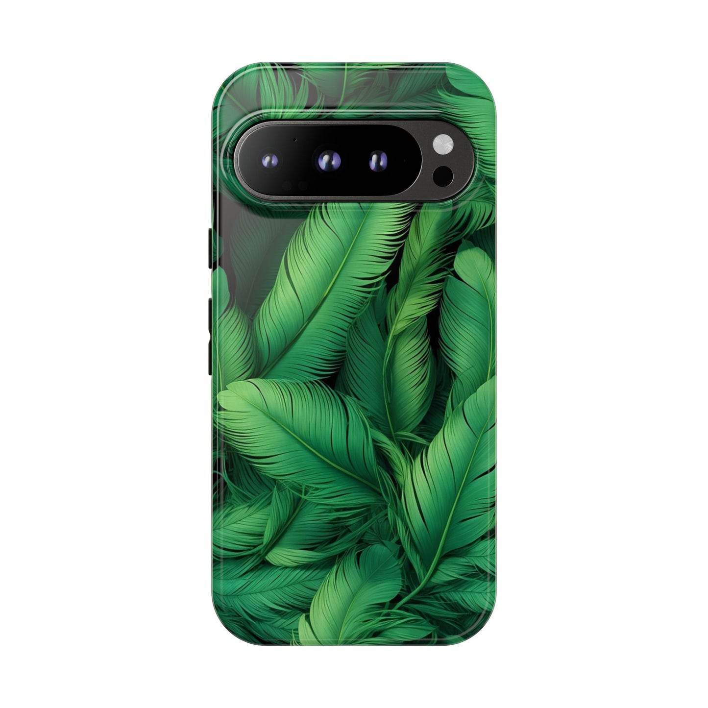 Tough Cases - Tropical Leaf Phone Case, Nature-inspired, Phone Accessory, Gift for Her, Jungle Theme, Eco-Friendly