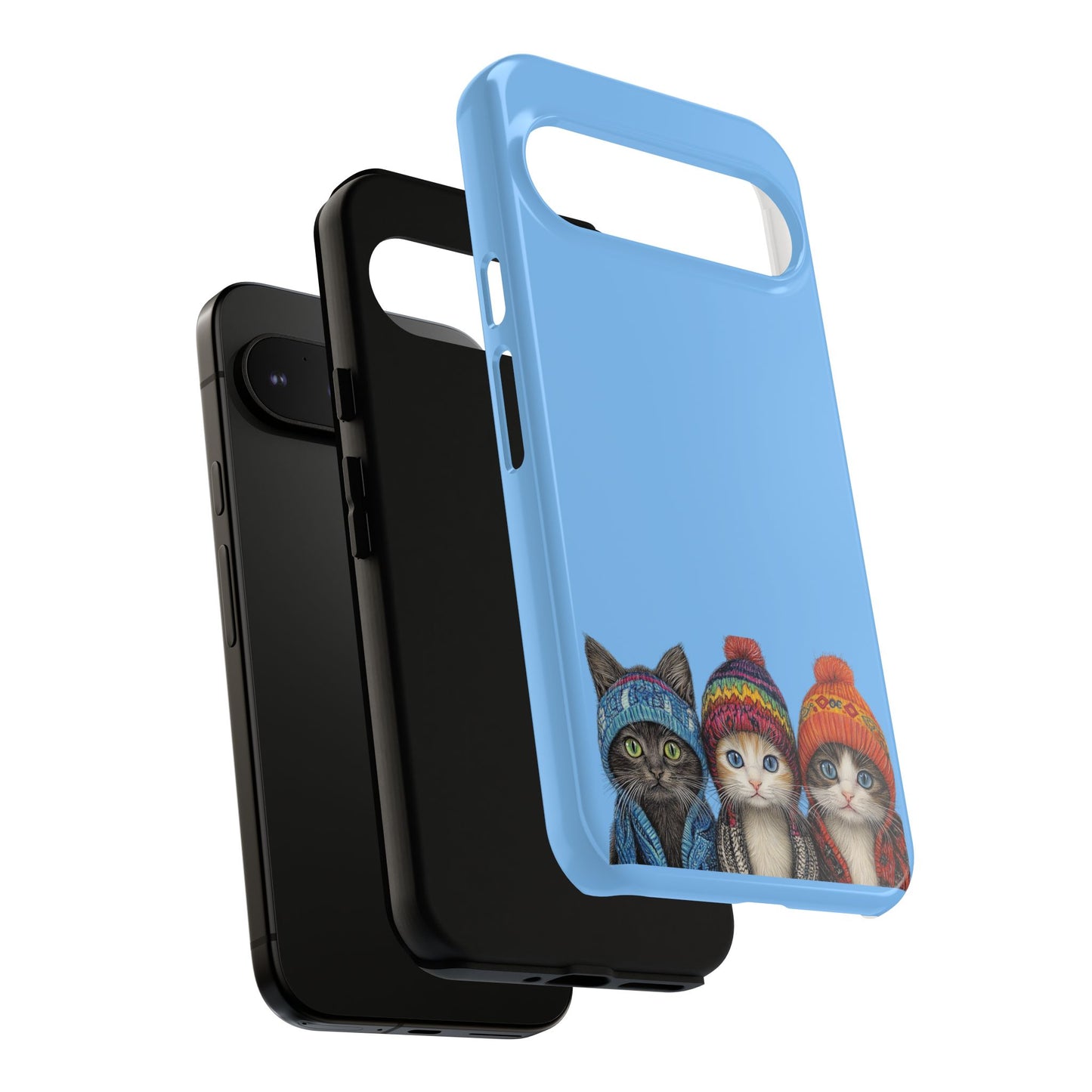 Cat-Themed Phone Case, Cute Cat Cases for Cat Lovers, Gifts for Cat Owners, Fun Cat Accessories, Holiday Present for Pet Lovers