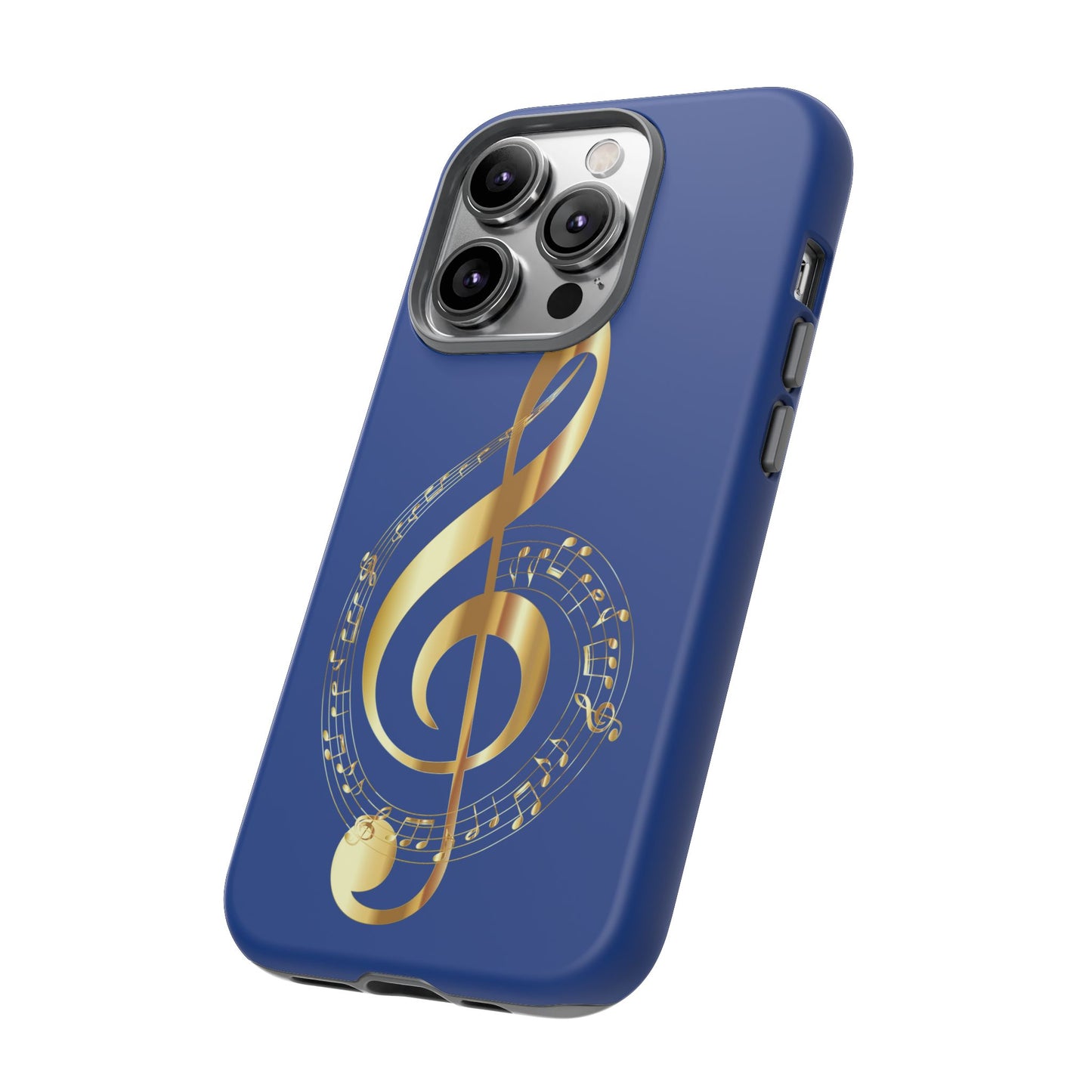 Tough Cases Blue and Gold Musical Note