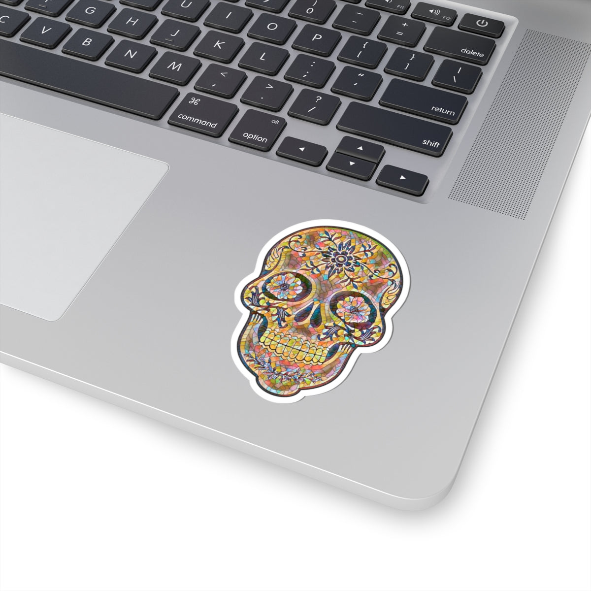 Colorful Skull Stickers | Day of the Dead Décor, Planner Stickers, Laptop Decals, Party Supplies, Artistic Gifts