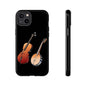 Musical Instrument Phone Case - Violin & Banjo Design, Music Lover Gift, Unique Phone Cover, Holiday Gift, Durable Tough Cases