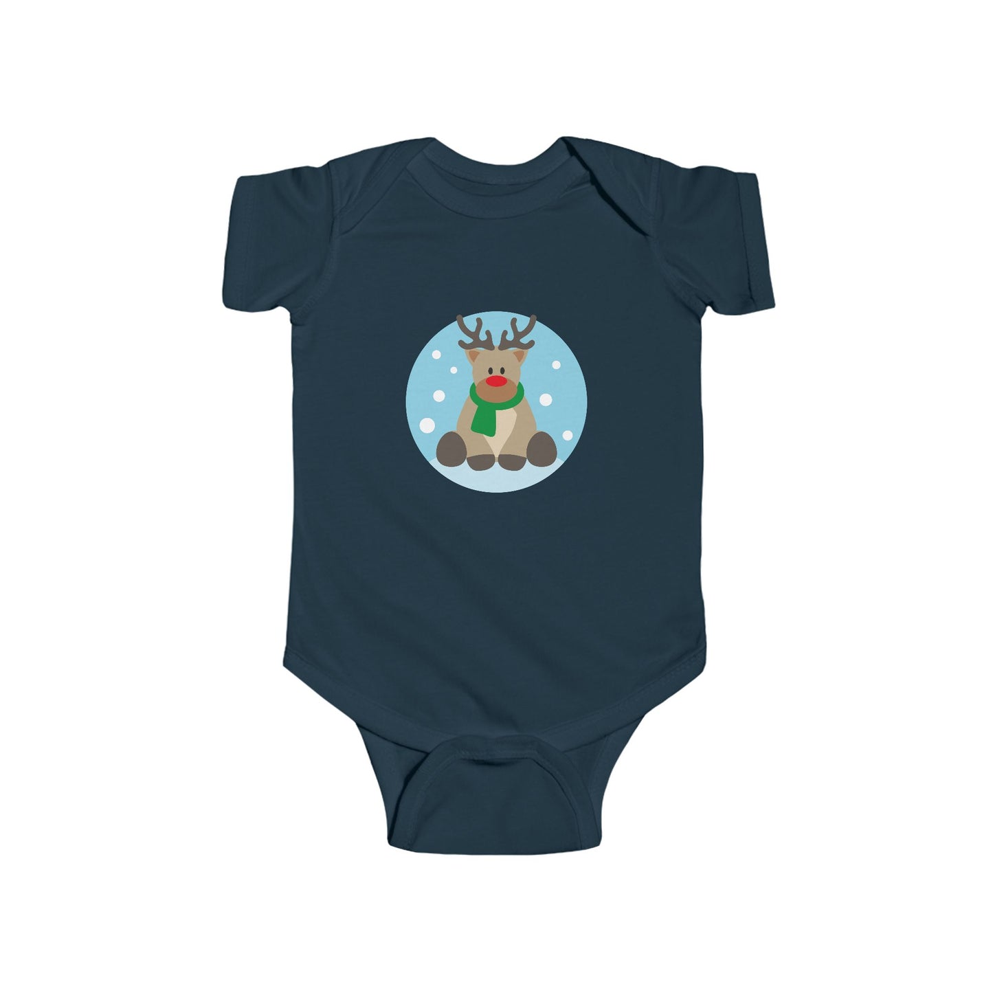 Baby Reindeer Bodysuit – Cute Winter Holiday Infant Onesie