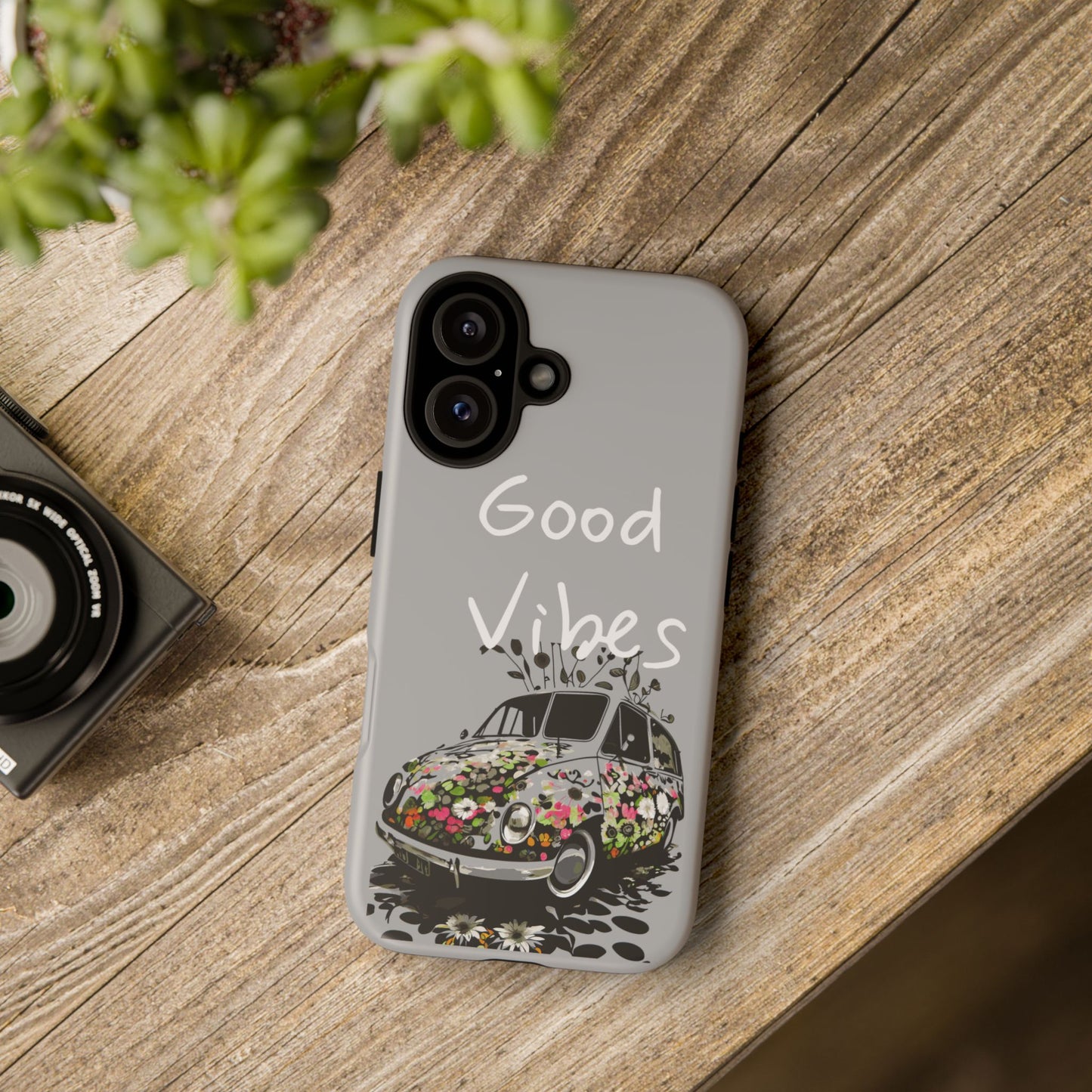 Floral Phone Case | Good Vibes, Phone Accessories, Gift for Her, Trendy Tech, Summer Vibes, Birthday Gift