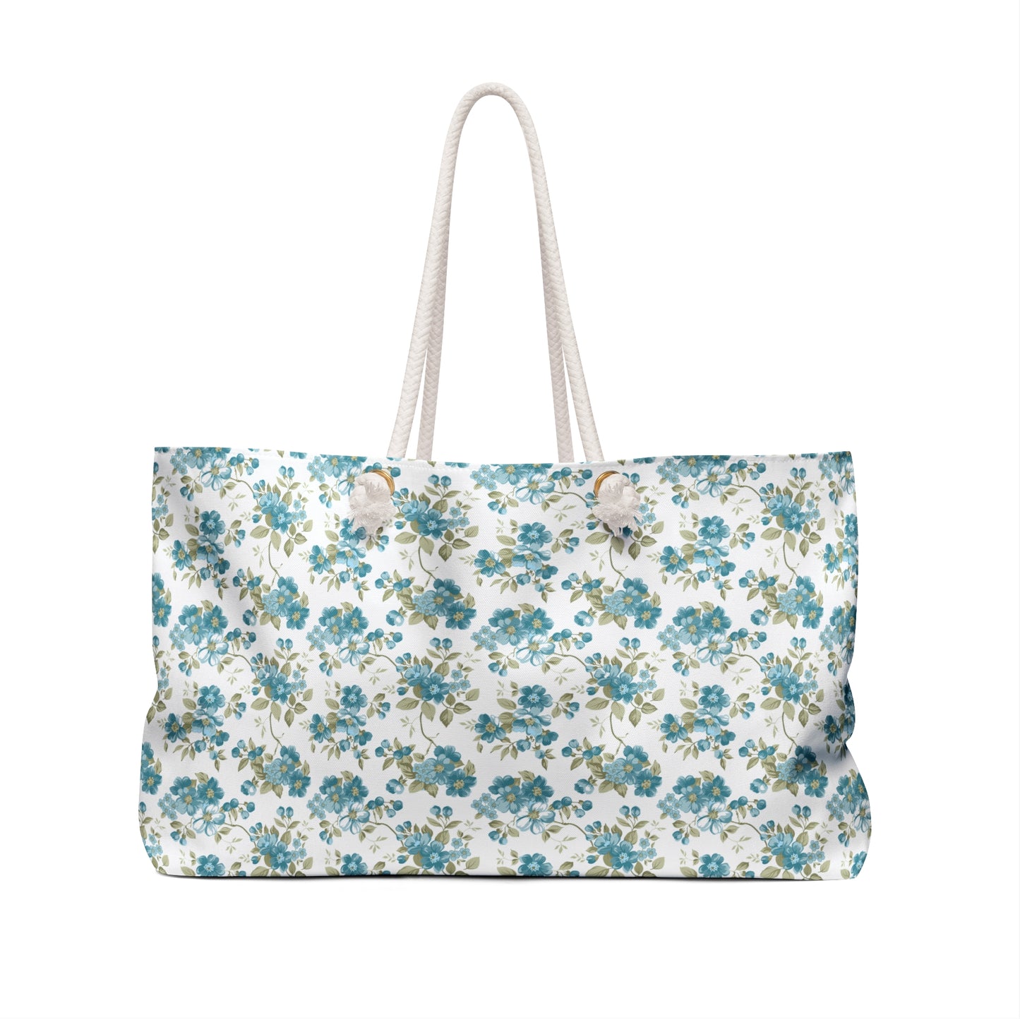 Chic Floral Weekender Bag, Travel Tote, Overnight Bag, Beach Bag, Stylish Carryall, Floral Print Handbag