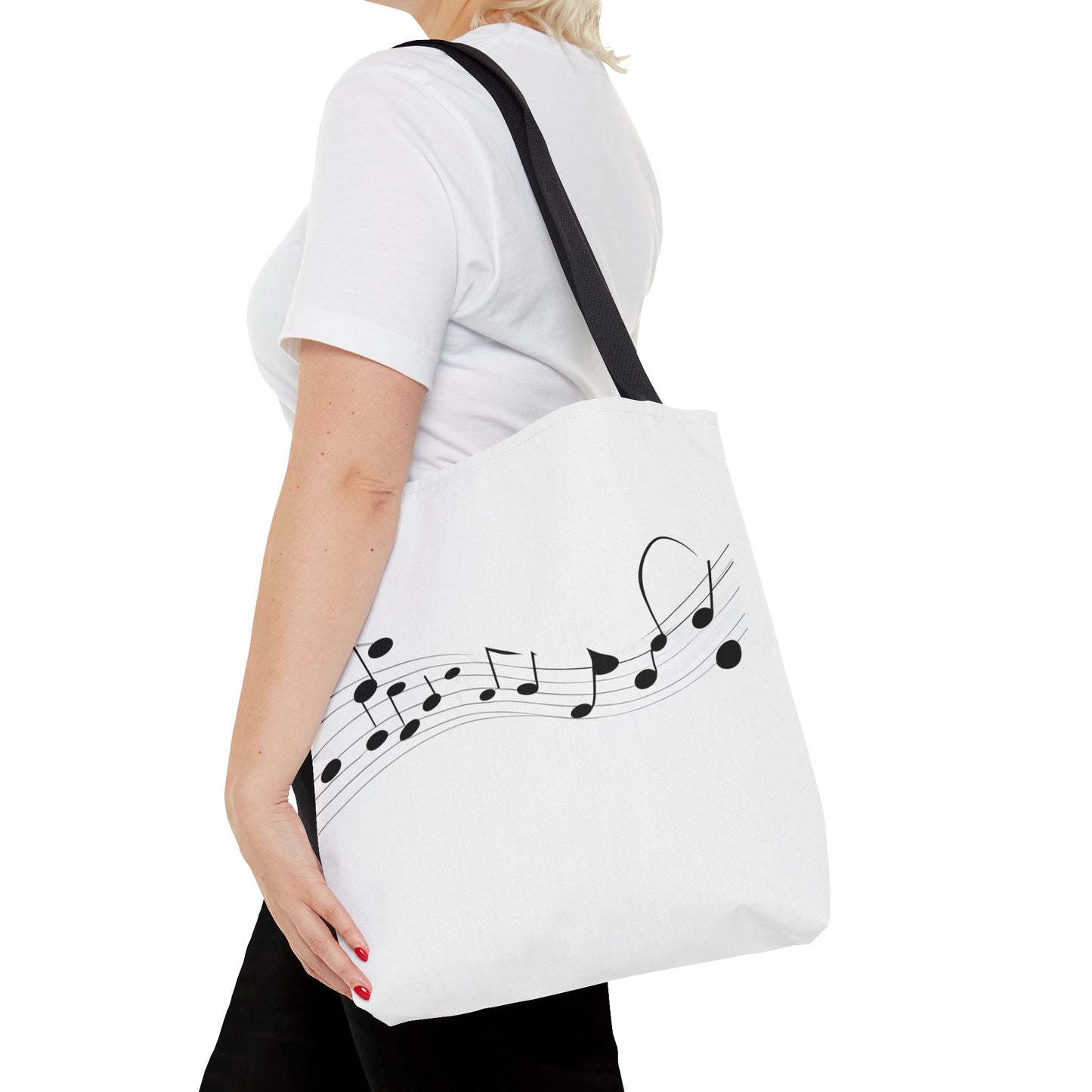 Musical Notes Tote Bag | Perfect for Music Lovers, Eco-Friendly Shopping
