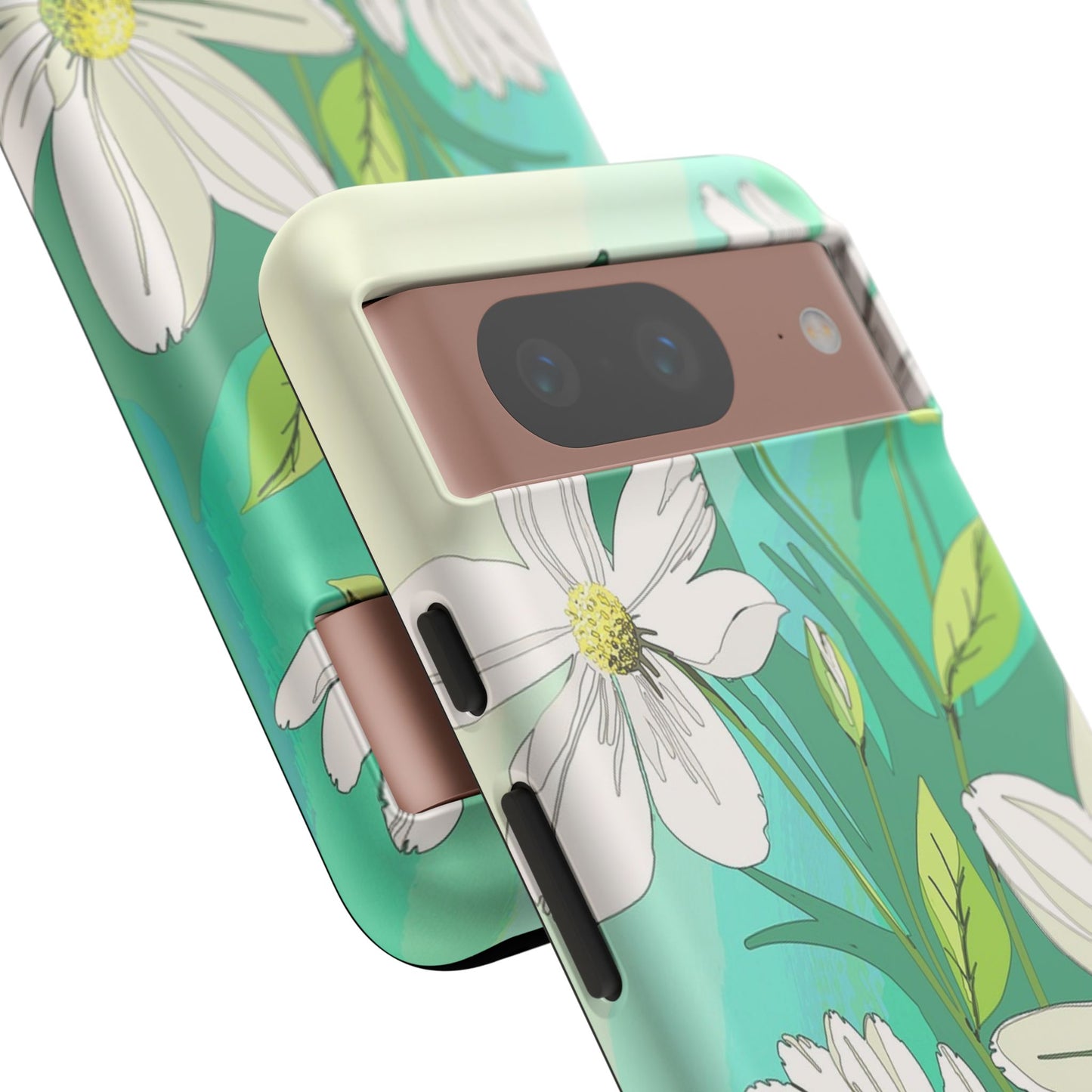 Floral Phone Case, Tough Cases, Flower Design, Nature Inspired, Eco-Friendly Cover, Unique Gift for Her, Spring Accessories