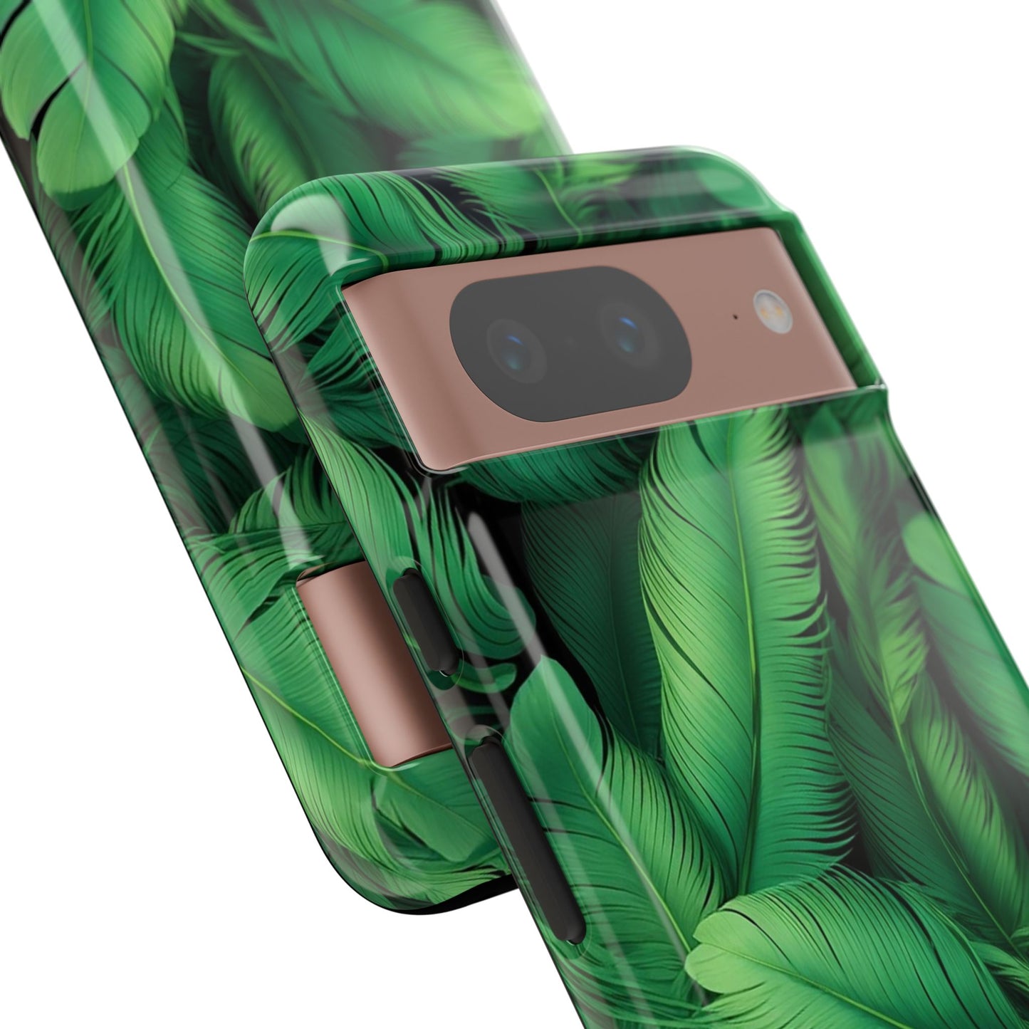 Tough Cases - Tropical Leaf Phone Case, Nature-inspired, Phone Accessory, Gift for Her, Jungle Theme, Eco-Friendly