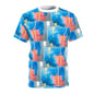 Vibrant Artistic Unisex Tee, Abstract Colorful Shirt