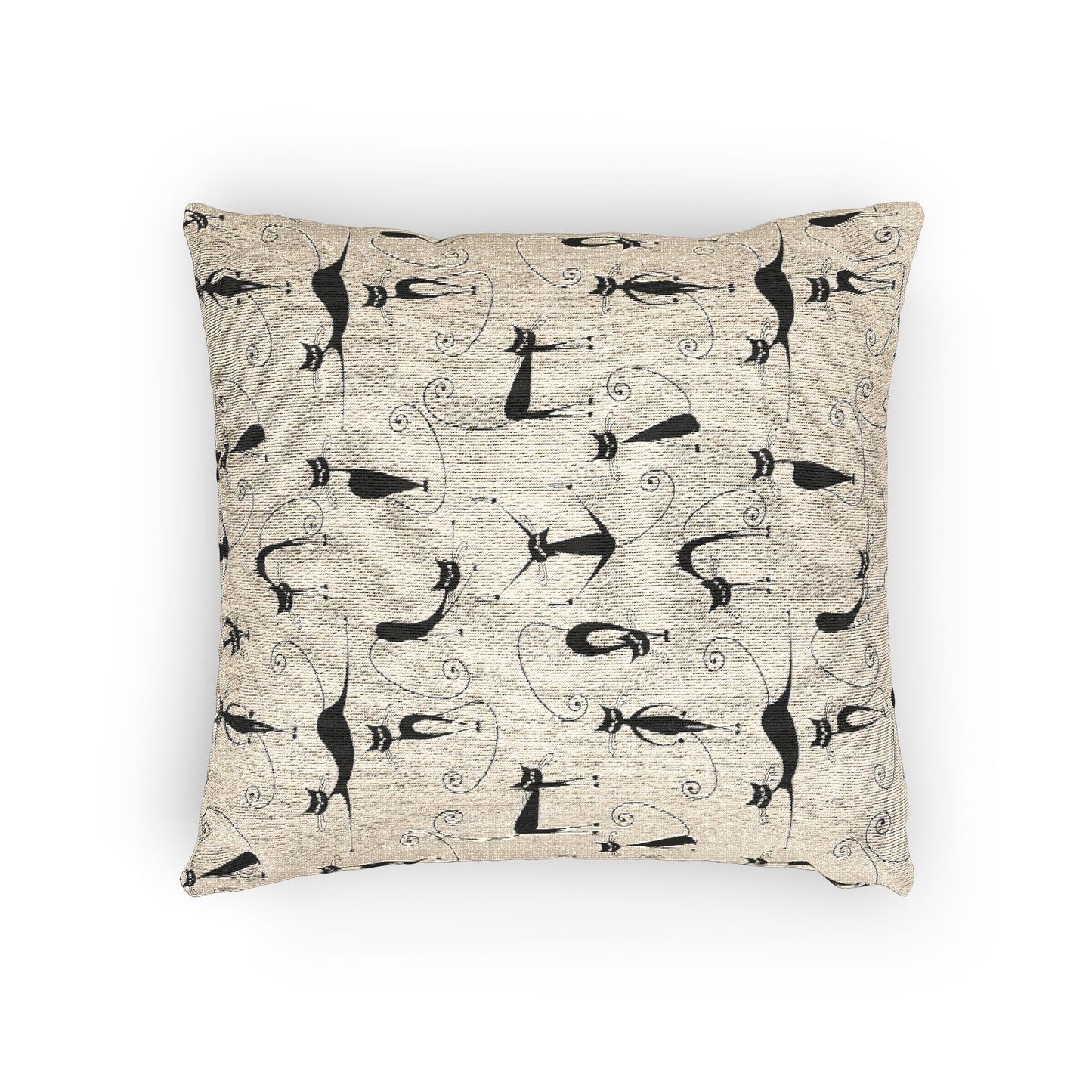 Bohemian Woven Pillow, Cozy Throw Cushion, Decorative Accent Pillow, Modern Home Decor, Artistic Pillows for Home