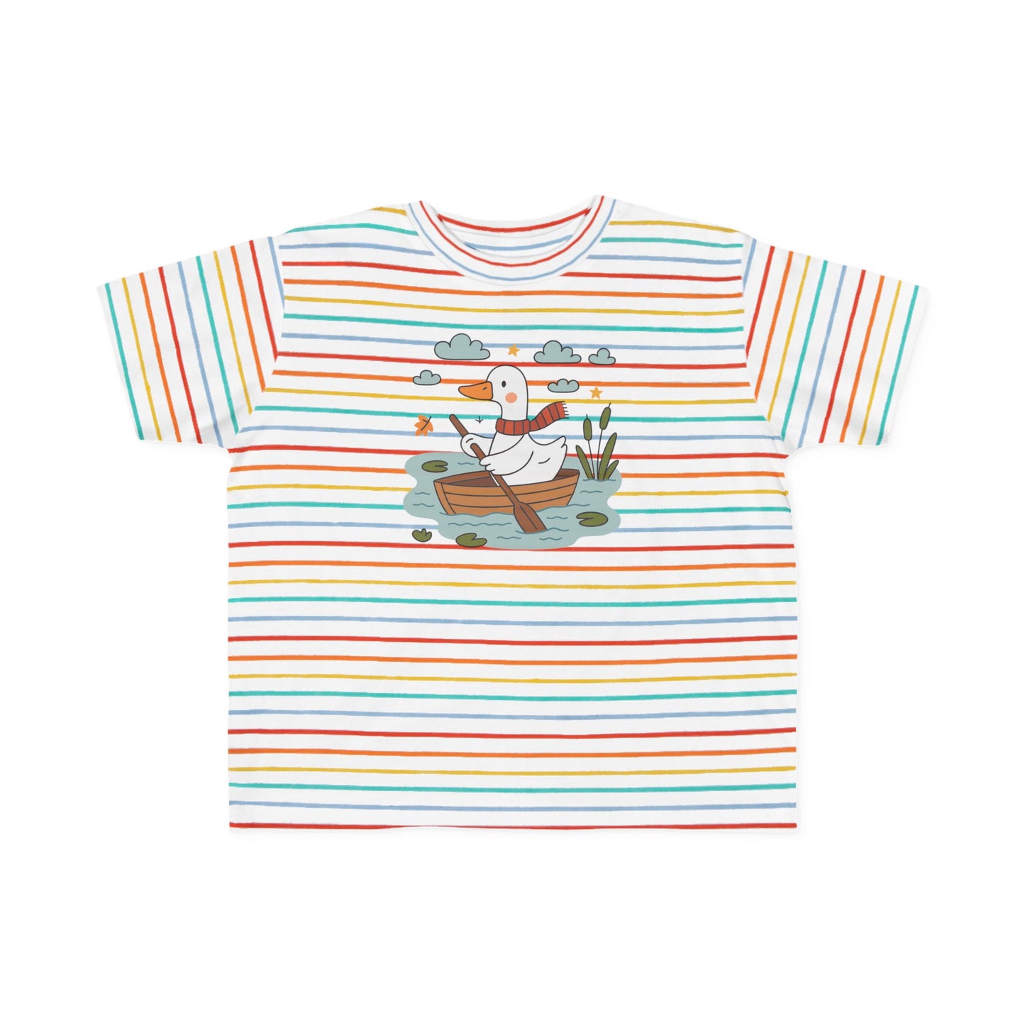 Cute Toddler's Tee with Happy Duck Design, Perfect for Playtime, Gifts, or Family Outings, Summer Fun, Animal Lovers