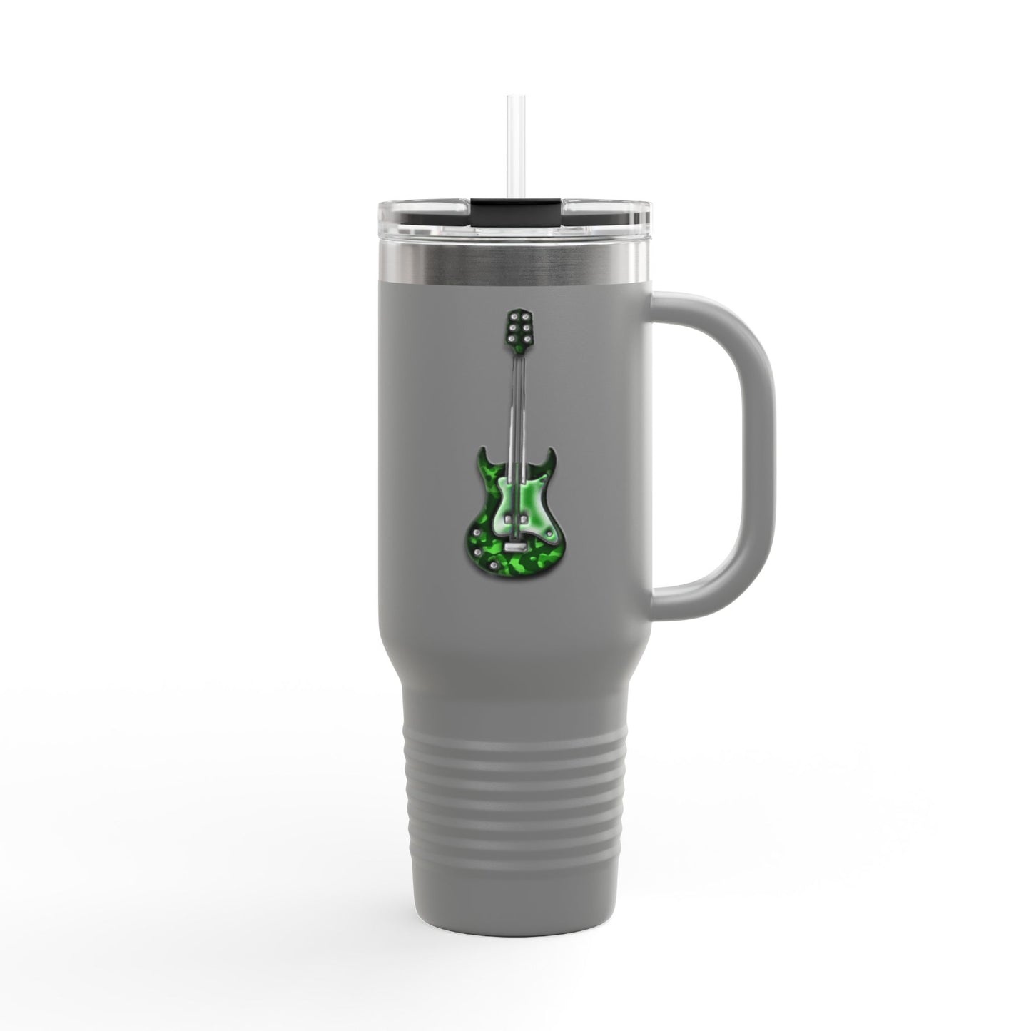 Rockin' Insulated Travel Mug, 40oz - Perfect for Concerts, Road Trips, Gifts for Musicians, Guitar Lovers, Eco-Friendly Coffee Cups