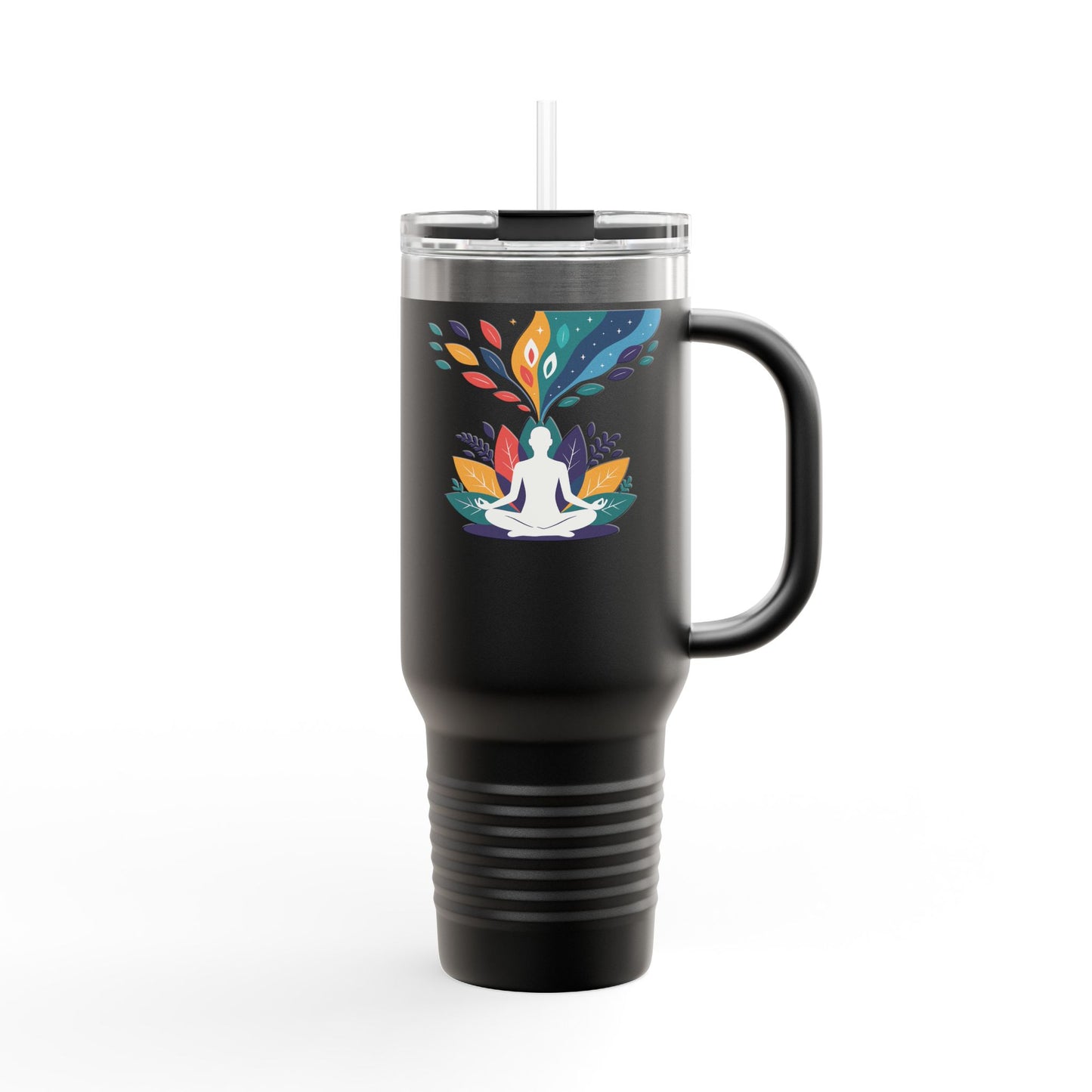 Colorful Yoga Themed Insulated Travel Mug | 40oz | Perfect Gift for Yoga Lovers, Coffee on the Go, Outdoor Adventures, Unique Travel [...]