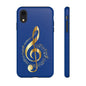 Tough Cases Blue and Gold Musical Note