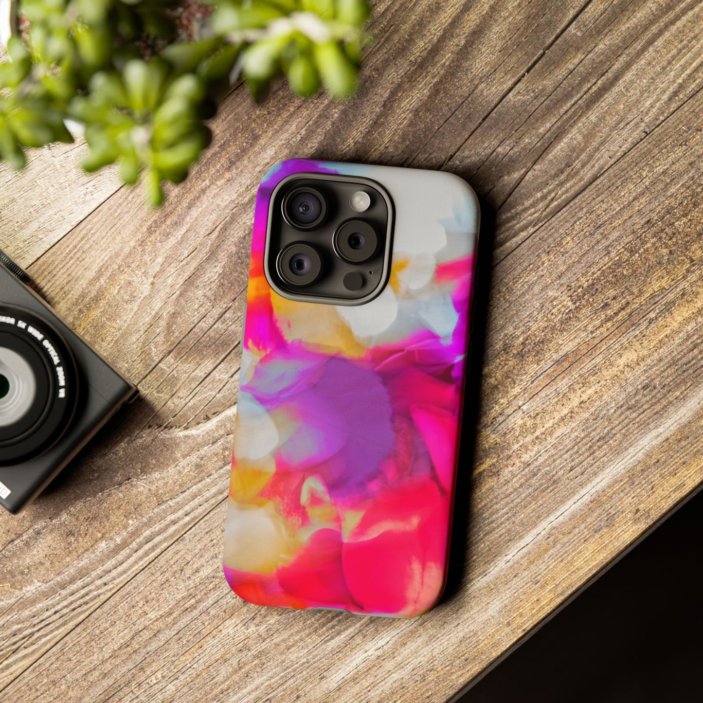 Floral Phone Case: Stylish Art for Your Device, Tough Cases, Gift for Her, Flower Print, Trendy Accessories, Phone Protection