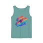 Vibrant Watercolor Unisex Tank Top, Summer Fashion, Pride Apparel, Beach Wear, Casual Top, LGBTQ+ Gift